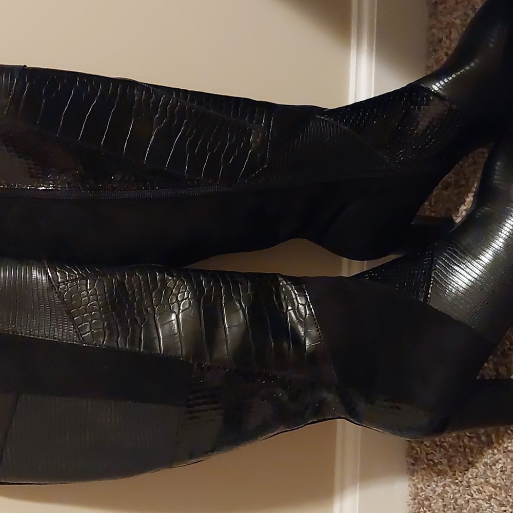 Patchwork Boots - image 1